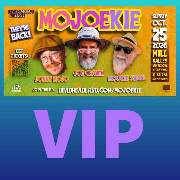 MOJOEKIE - Live In Concert! |  Sunday Oct. 25, 2026, Mill Valley, California